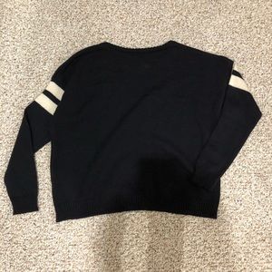 Brandy Melville Navy striped sweater shirt